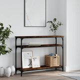 vidaXL Konzolni stol boja hrasta 100x29x75 cm od konstruiranog drva Cijene