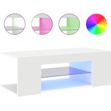 TV ormarić s LED svjetlima bijeli 90 x 39 x 30 cm | Eponuda.ba