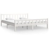  Posteljni okvir bel trden les 160x200 cm, (20606006) | Shoptok.si