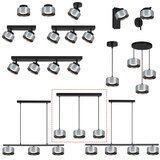  Brilagi - LED Luster na lanku AURA LUX 3xGX53/30W/230V crna/dimljena | Eponuda.com