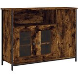  Komoda boja dimljenog hrasta 100 x 35 x 75 cm konstruirano drvo | Eponuda.com