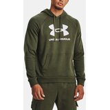 Under Armour Muški duks UA Rival Fleece Logo HD 1379758-390, Maslinasti Cene