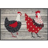 wash+dry PREDPRAŽNIK Chicken Farm 40/60 cm potiskano večbarvno Cene
