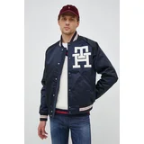 Tommy Hilfiger Bomber jakna moški, mornarsko modra barva