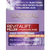 L´Oréal Paris krema za obraz z zaščitnim faktorjem SPF50 - Revitalift Filler Face Cream SPF50 | Shoptok.si