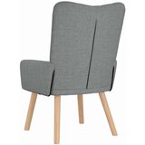  Fotelja Svijetlo siva 63 x 67 x 94 cm Tkanina i šperploča | shoptok.hr