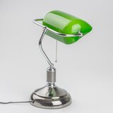 Brilagi - Stona lampa BANK OFFICE 1xE27/60W/230V crna/srebrna/zelena | Eponuda.com