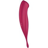 Satisfyer Vibrator Twirling Pro+, temno rdeč | Shoptok.si