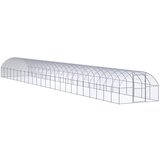 vidaXL Vanjski kokošinjac 3 x 24 x 2 m od pocinčanog čelika | shoptok.hr