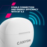Canyon TWS-8 Bluetooth headset with mic CNS-TWS8W | Eponuda.ba