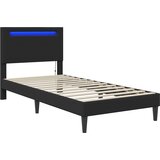  Krevetna konstrukcija Crna 90 x 200 cm Umjetna koža | shoptok.hr