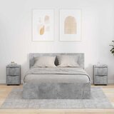  Noćni ormarići s ladicama 2 pcs Betonski sivi 30,5 x 30 x 43 cm | shoptok.hr