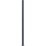  Stupovi za ogradu 2 kom tamnosivi 185 cm aluminijski | shoptok.hr