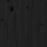  3-dijelni vrtni barski set crni od masivne borovine | shoptok.hr