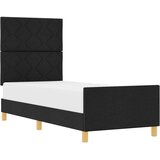 vidaXL Okvir kreveta Crni 80x200 cm od tkanine | shoptok.hr