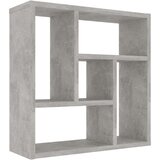  Zidna polica siva boja betona 45,1x16x45,1 cm konstruirano drvo | Eponuda.com
