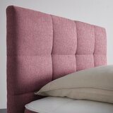 Mömax Postelja Boxspring Oviedo, Vinsko Rdeča, 140x200 | Shoptok.si