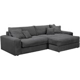 Livetastic KOTNA GARNITURA S POSTELJNO F, antracit tekstil | Shoptok.si