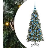 vidaXL Umestno božično drevo med 150 LED Zelena 50 x 50 x 120 cm | Shoptok.si