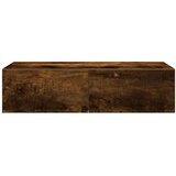  Zidna polica s ladicama dimljeni hrast 60x26,5x15 cm | shoptok.hr