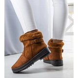 Gemre Camel insulated snow boots with fur Julius | shoptok.hr