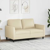  Dvosjed od tkanine krem 120 cm od umjetne kože | shoptok.hr