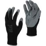 Rukavice Nitril Crno-Sive 12 Par "8" L222008W