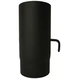 Dimna cev z zapiralom (Ø 120 mm x 250 mm, črna)
