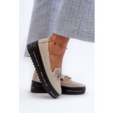 S. BARSKI Shiny Women's Leather Loafers on Platform S.Barski | Shoptok.si
