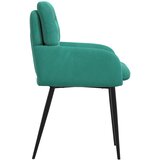  Trpezarijske stolice 4 pcs Baršun Tirkizna 59 x 59,5 x 90 cm | shoptok.hr