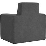  Otroški kavč antraciten mehak pliš - Otroška Sedežna Garnitura, (21419594) | Shoptok.si