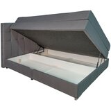 Hom`in POSTELJA BOXSPRING x , les, tekstil, leseni material siva | Shoptok.si