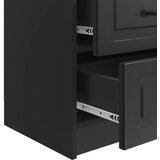 Noćni ormar Crna 43 x 34,5 x 44,5 cm Konstruirano drvo | shoptok.hr