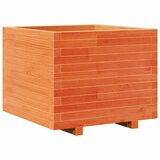  Vrtna sadilica voštano smeđe boje 60x60x49,5 cm od borovine | shoptok.hr
