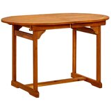 vidaXL Vrtni blagovaonski stol (120-170) x 80 x 75 cm od drva bagrema | shoptok.hr