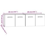  Zidni ormarići 2 kom boja hrasta sonome 60x36,5x35 cm drveni | shoptok.hr
