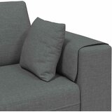 SOFA s jastukom Tamno siva 250 x 77 x 76 cm tkanina | Eponuda.ba