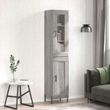  Visoka komoda siva sonome 34 5x34x180 cm od konstruiranog drva | shoptok.hr