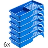 Velik pladenj za barvo 155x295 mm za valjček za barvanje Komplet pladnjev za valjčke, 6 kosov, (5000356767)