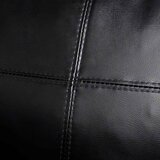  Sastavljeni Trosjed od Umjetne Kože Crni | shoptok.hr