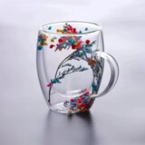 Flower 3 šolja dupli zid – 350ml Cijene