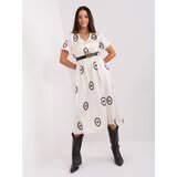 Italy Moda Dress-DHJ-SK-17260.90-ecru | Shoptok.si