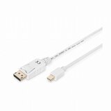 Digitus Mini-DisplayPort/DisplayPort kabel, 3m, bijel Cijene