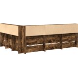  Polica postelja Dimljeni hrast 140 x 200 cm Konstruiran les, (5000128086) | Shoptok.si