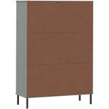  Regal za knjige sivi 90 x 35 x 128,5 cm od masivnog drva OSLO | Eponuda.ba
