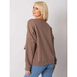 RUE PARIS Sweatshirt-RV-BL-7007.24X-brown | Shoptok.si