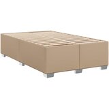 Krevet s oprugama i madrac cappuccino 120x200cm od umjetne kože | shoptok.hr