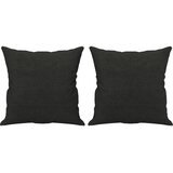  3-dijelni set sofa s jastucima crni od mikrovlakana | shoptok.hr