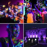 CREATESTAR 2x 150 W LED UV reflektor IP65 395–400 nm | Shoptok.si