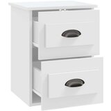 vidaXL Stenska nočna omarica 2 kosa bela 41,5x36x53 cm | Shoptok.si